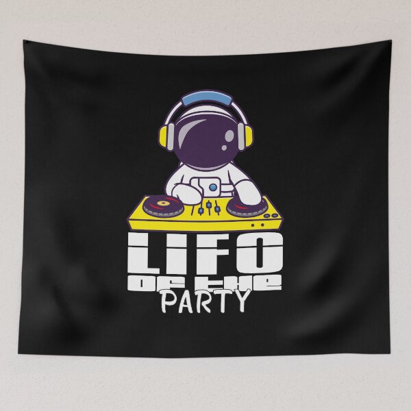 Item preview, Lifo Of The Party Funny DJ designed and sold by YAITPSTORE.