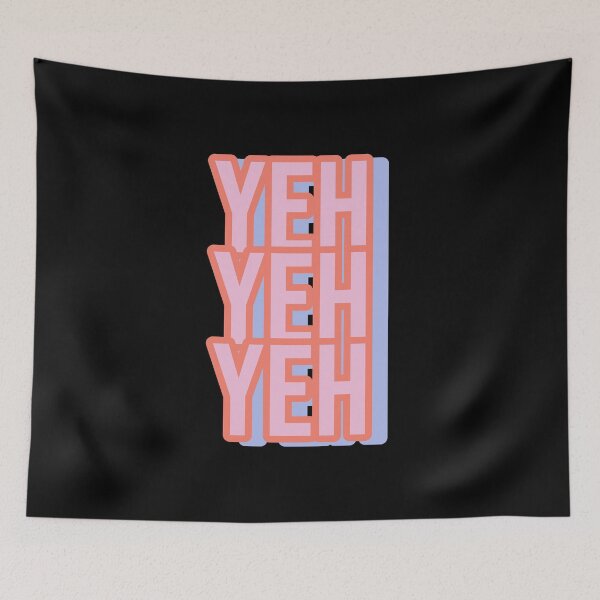 Item preview, YEH YEH YEH, TYPOGRAPHY designed and sold by Happy  Soul Store.