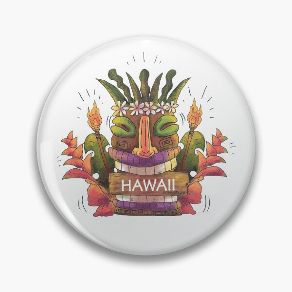 Item preview, Hawaii Mask  - Aloha Hawaiian Island T shirt designed and sold by Carlos Portilho.