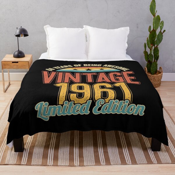 Aperçu de l'œuvre 60e anniversaire 60 ans d'être génial 1963 créée et vendue par Hananiah Merch.