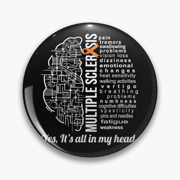 Item preview, Multiple Sclerosis Awareness MS Survivor Head designed and sold by gatelymorto.