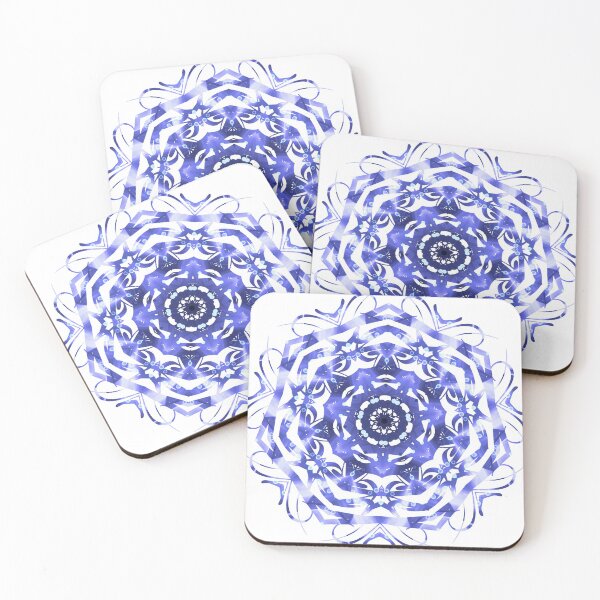 Item preview, Blue light mandala designed and sold by puravidavisions.
