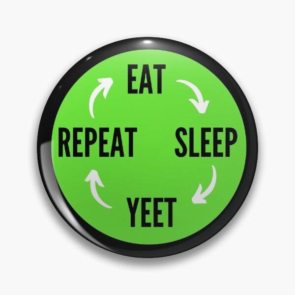 Item preview, Eat Sleep Yeet Repeat designed and sold by NikitaAg.