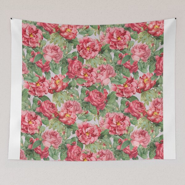 Item preview, blush floral - pink flower patterns designed and sold by Periko-Drey.