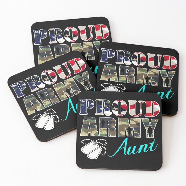 Item preview, Proud Army Aunt Flag American Military Family designed and sold by nauglesamatha.