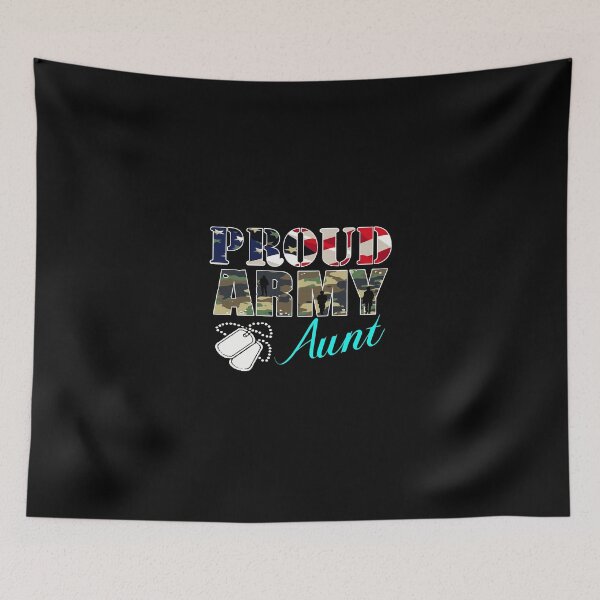 Item preview, Proud Army Aunt Flag American Military Family designed and sold by nauglesamatha.