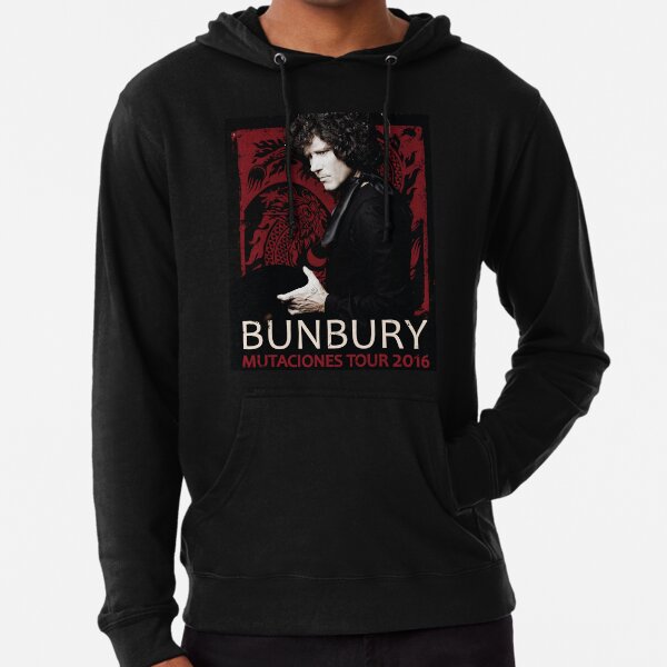 gira bunbury 2016 gereja Sudadera ligera con capucha