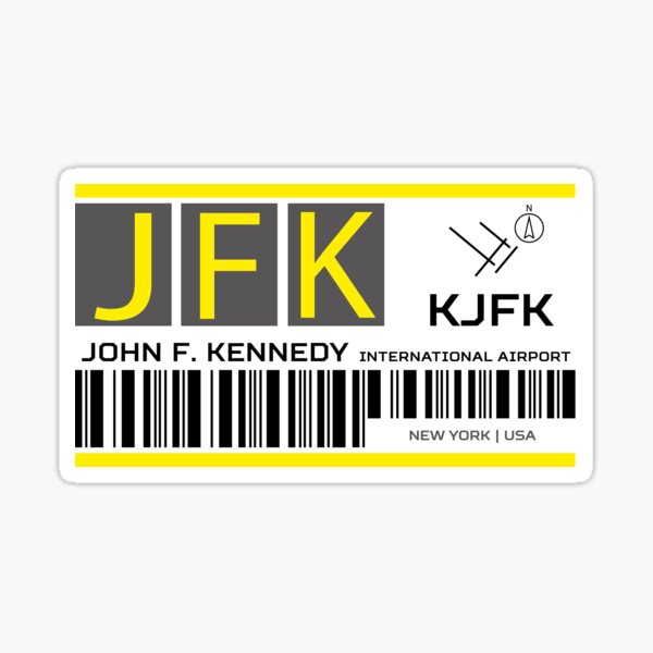 Item preview, Destination New York JFK Airport designed and sold by avionuts.