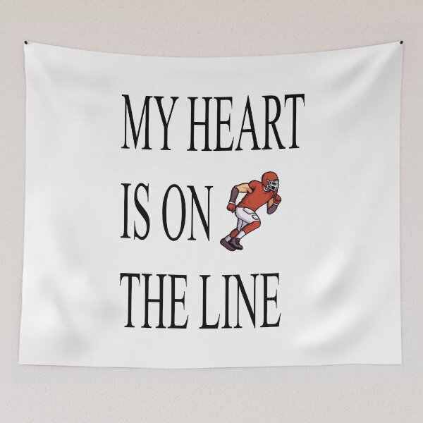 Item preview, My Heart Is On The Line designed and sold by saulmedia.