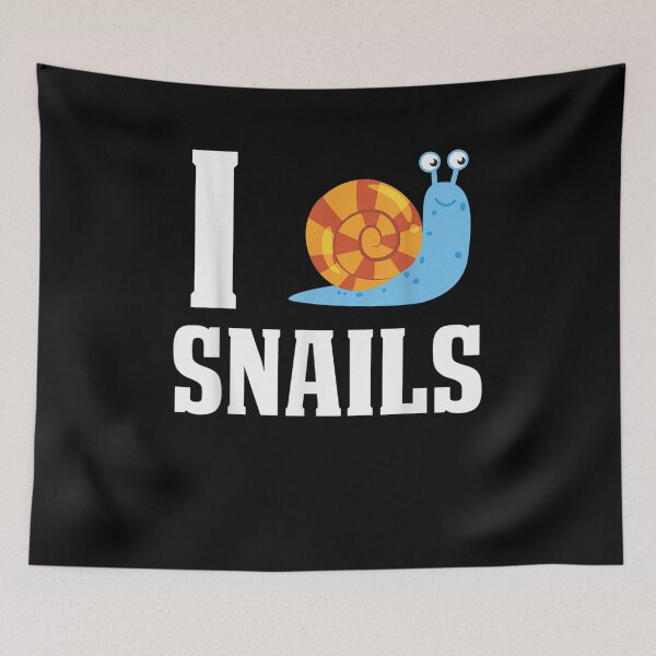 Item preview, I Love Snails Snail Running Team Slimy Animal  designed and sold by charissamo77.