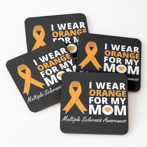 Item preview, I Wear Orange For My Mom MS Awareness Ribbon designed and sold by gatelymorto.