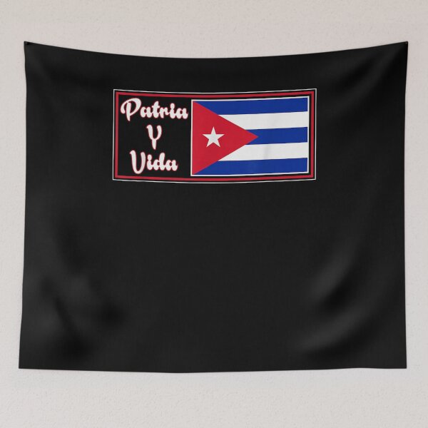 Item preview, Patria Y Vida Cuba Flag Cuban Revolution Cubano Cuba  designed and sold by charissamo77.