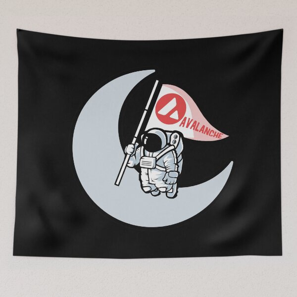 Item preview, Avalanche to the Moon - this is a great gift for every cryptocurrency investor designed and sold by hyggekrog.