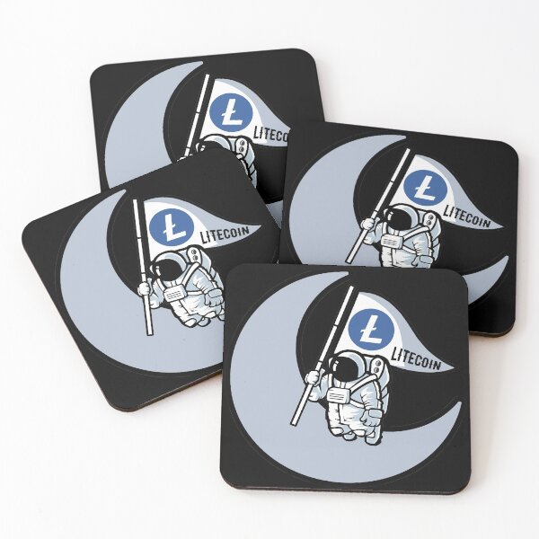 Item preview, Litecoin to the Moon - this is a great gift for every cryptocurrency investor designed and sold by hyggekrog.