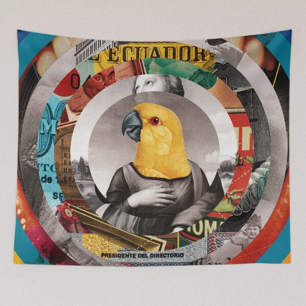 Item preview, Yellow parakeet - digital collage designed and sold by BetoVal.