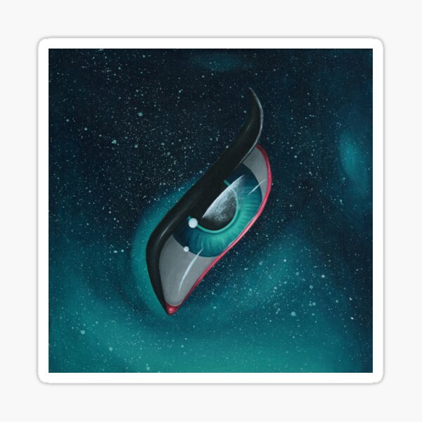Galaxy Eye Sticker