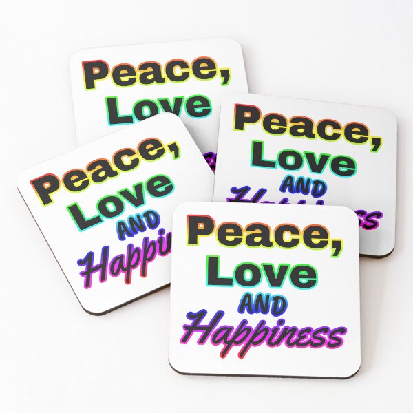 Item preview, Peace, Love and Happiness designed and sold by urgentbuy.