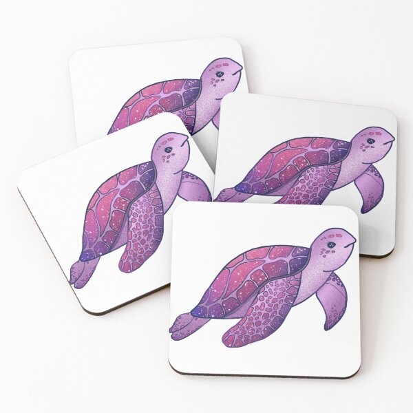 Item preview, Galaxy pink turtle designed and sold by Anne500.
