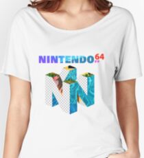 Vaporwave Nintendo 64 Women's Relaxed Fit T-Shirt
