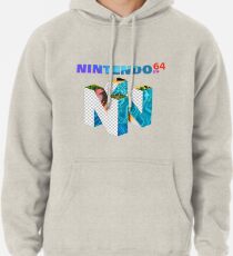 Vaporwave Nintendo 64 Pullover Hoodie