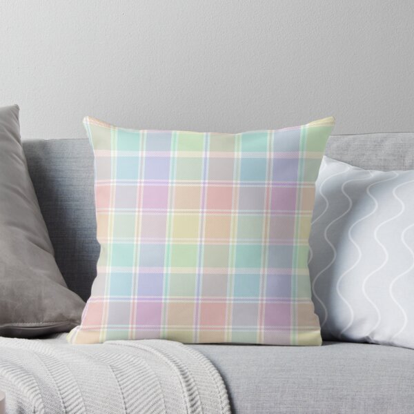 Item preview, Rainbow Pastel Plaid Tartan Textured Pattern designed and sold by Siu-Hong Mok.