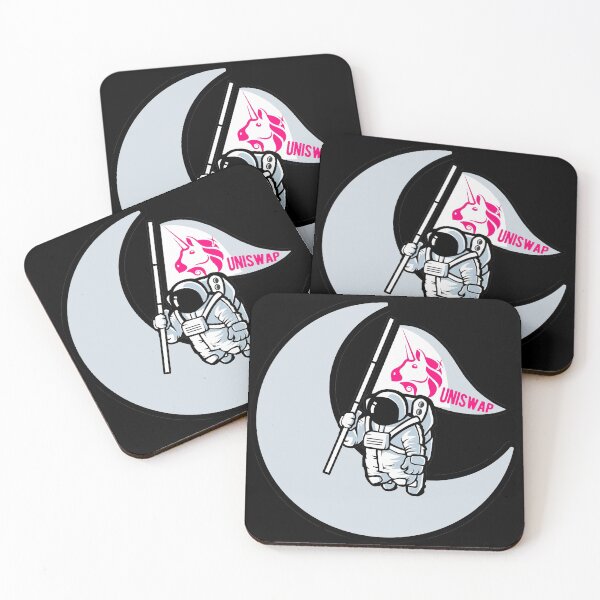 Item preview, Uniswap to the Moon - this is a great gift for every cryptocurrency investor designed and sold by hyggekrog.