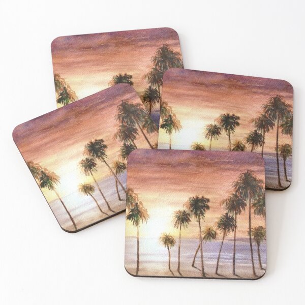 Item preview, Palms along the Beach at Sunrise designed and sold by Ken Crawford.