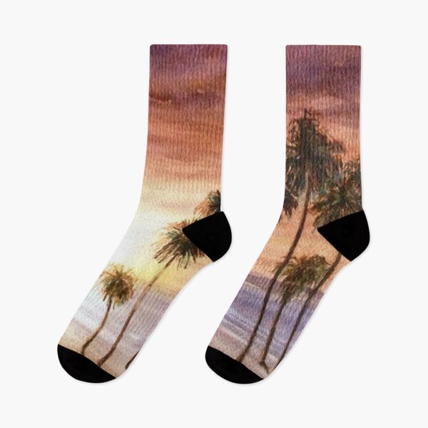 Item preview, Palms along the Beach at Sunrise designed and sold by Ken Crawford.