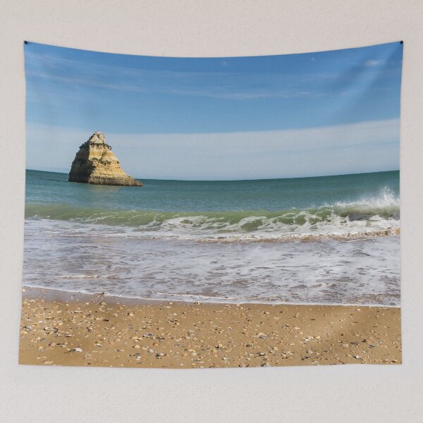 Item preview, Stripes and Ribbons - Sun Sea and Shells on a Beach in Algarve Portugal designed and sold by Georgia Mizuleva.