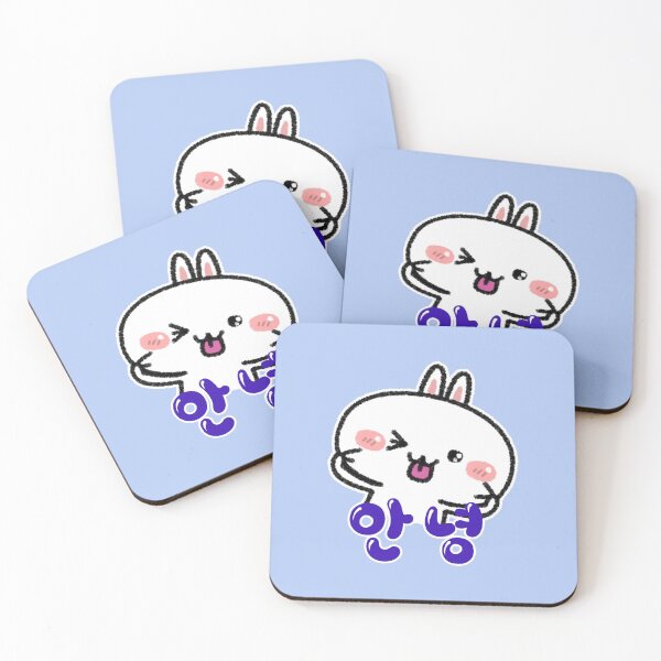Item preview, Rabbit Annyeong (Hello) designed and sold by LilFurKids.