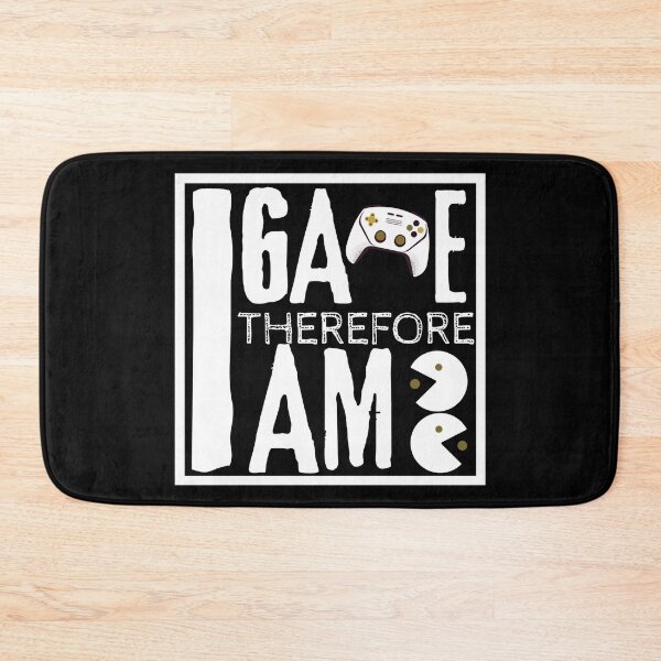 Item preview, I Game Therefore I Am designed and sold by Vibing-Right.