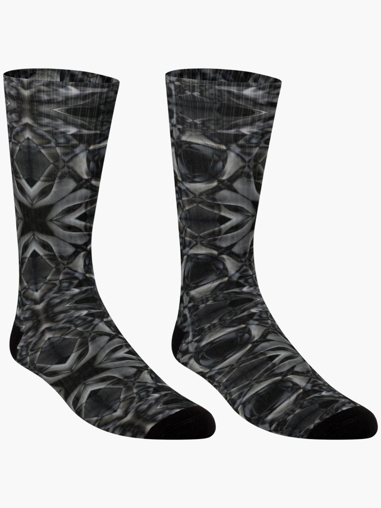 Thumbnail 3 of 5, Socks, Smoke Design designed and sold by Rachael Atkins.