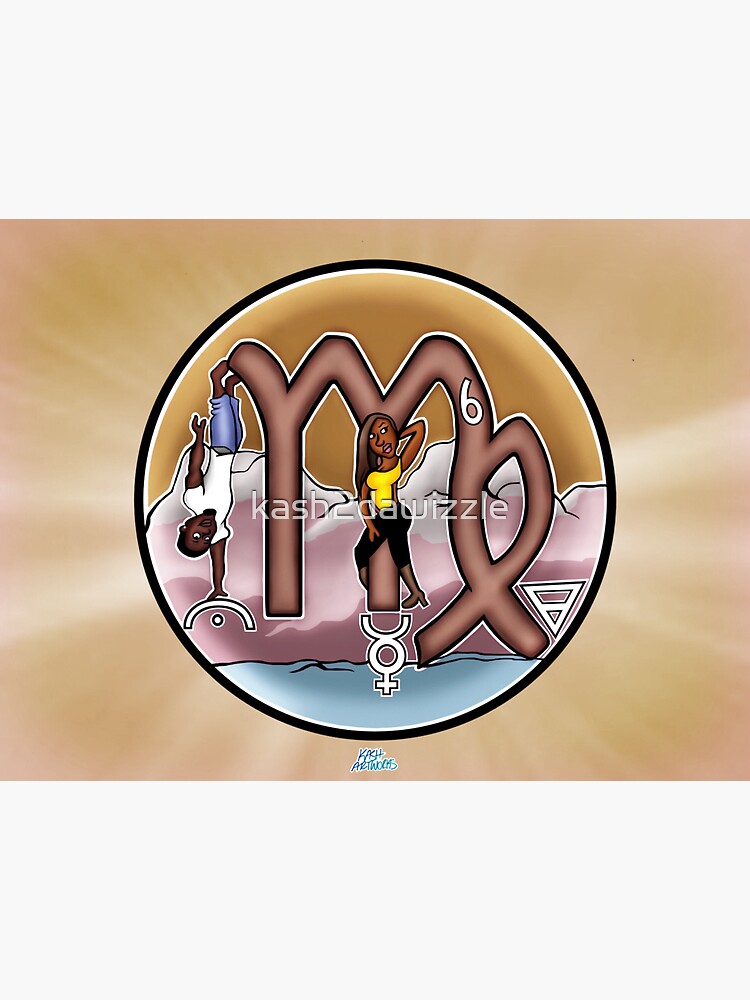 &ldquo;Virgo (Earth Sign)&rdquo; Sticker by kash2dawizzle | Redbubble