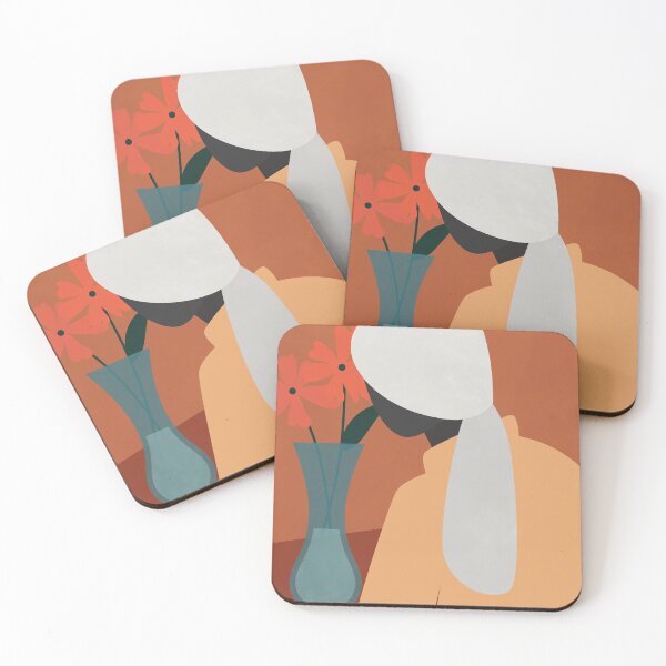 Artikelvorschau, Woman with Flowers, Modern Boho 2 entworfen und verkauft von technicolorable_art.