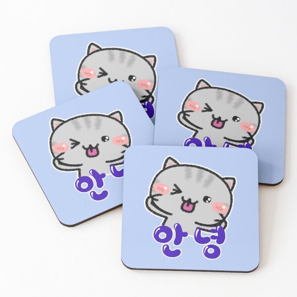 Item preview, Cat Annyeong (Hello) designed and sold by LilFurKids.