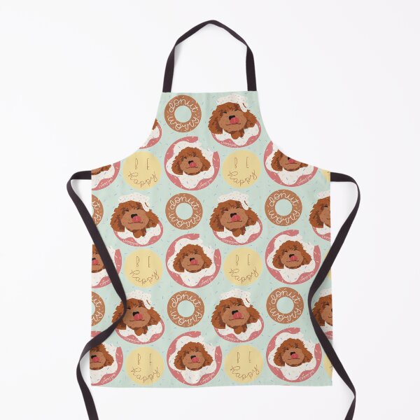 Item preview, Hoku the Poodle - Donut Worry Be Happy Pattern designed and sold by Chryeating Sparks.