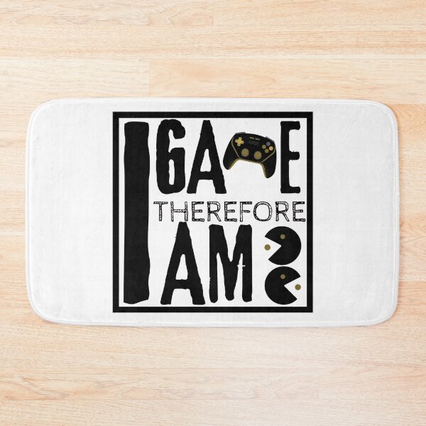 Item preview, I Game Therefore I Am designed and sold by Vibing-Right.