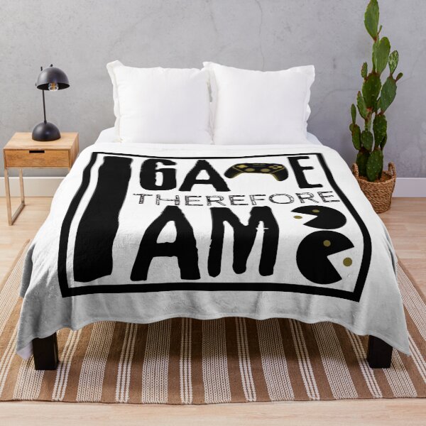 Item preview, I Game Therefore I Am designed and sold by Vibing-Right.