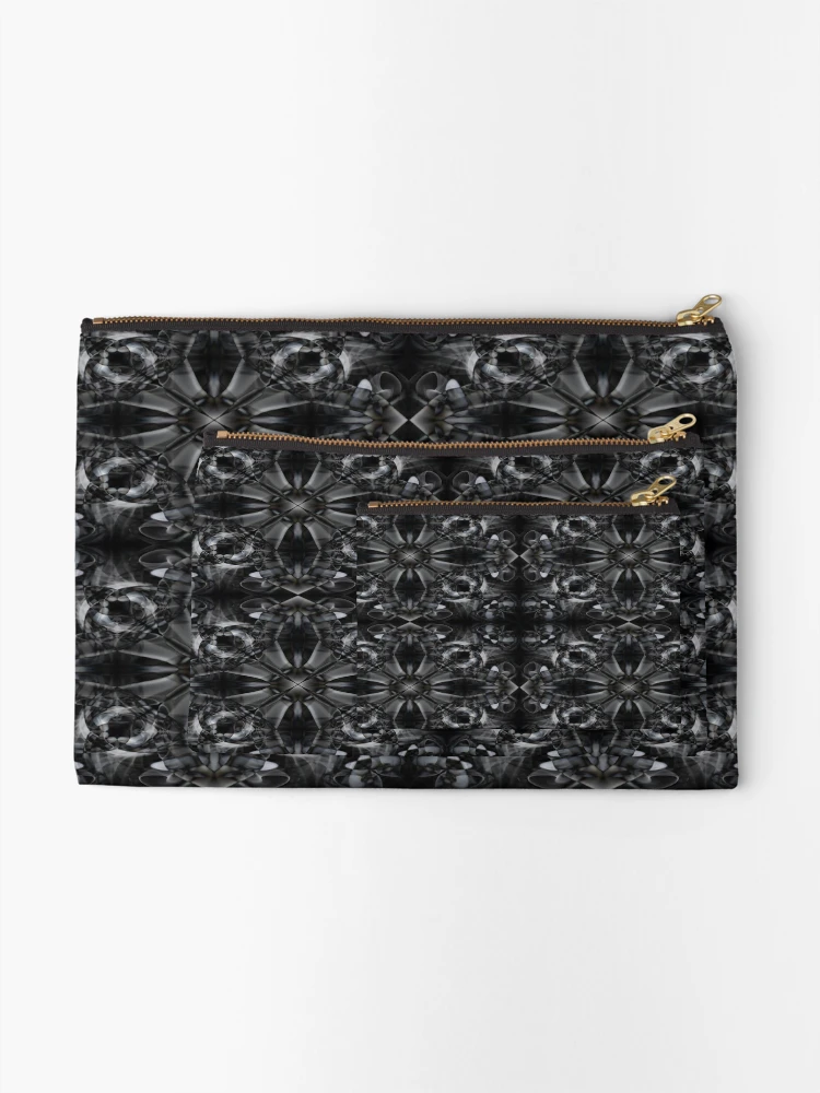 Thumbnail 2 of 4, Zipper Pouch, Smoke Design designed and sold by Rachael Atkins.