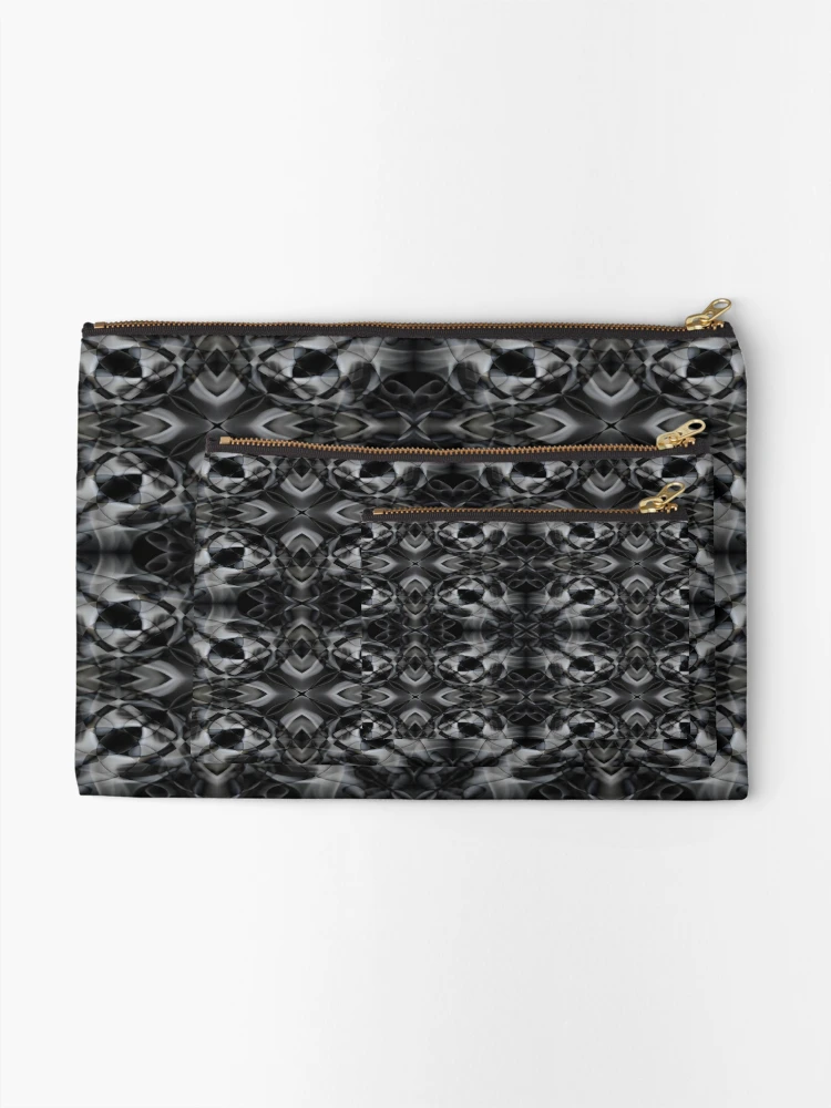 Thumbnail 2 of 4, Zipper Pouch, Smoke Design designed and sold by Rachael Atkins.