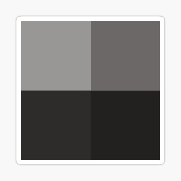 small shades checks Sticker