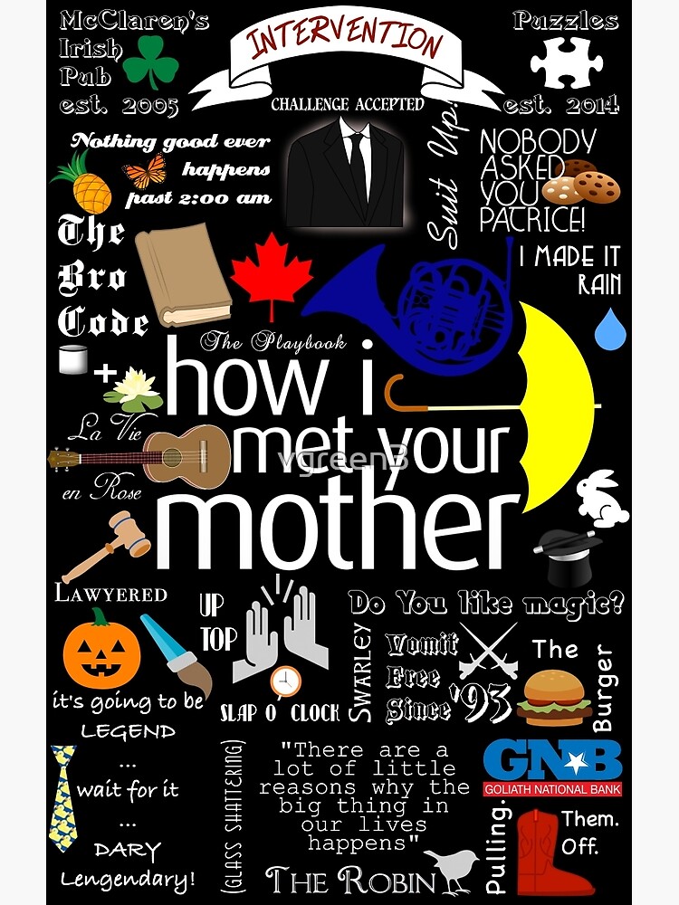 Discover how I met your mother Premium Matte Vertical Poster
