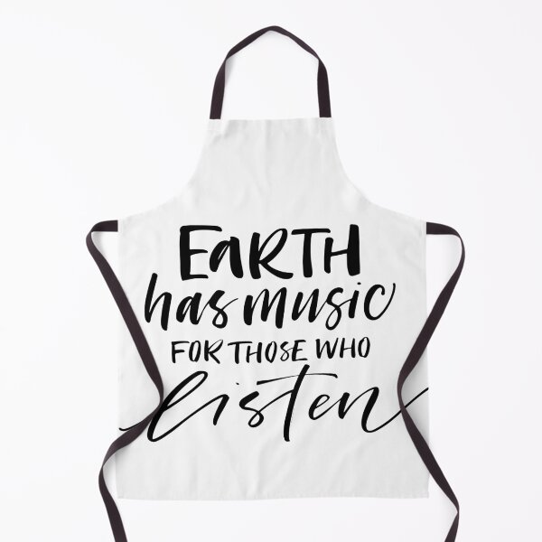 Item preview, Inspirational Quote Earth has Music for Those Who Listen designed and sold by OffTheWallPrint.