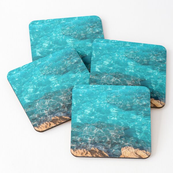 Item preview, Aqua marine sea and rocks designed and sold by Tramontane Designs.