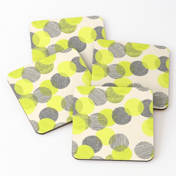 Item preview, Textured Dots // Bold Lime designed and sold by The Wellington Boot.