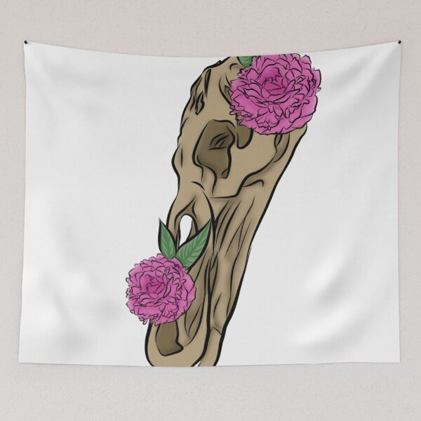 Item preview, Anatotitan copei with peonies designed and sold by Dawnfeather.