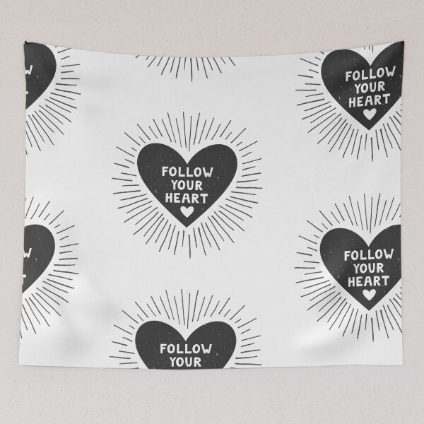 Item preview, Inspirational Quote Follow Your Heart designed and sold by OffTheWallPrint.