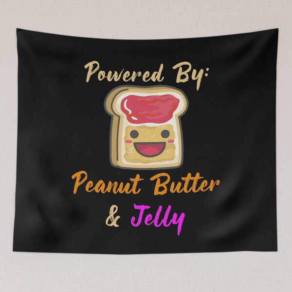 Item preview, Powered by Peanut Butter & Jelly Funny Food designed and sold by ecdato.