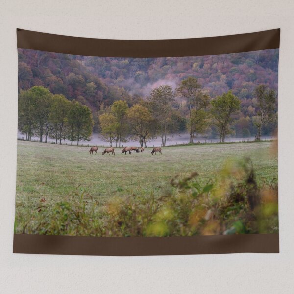 Item preview, Grazing Elk Herd designed and sold by mljdwhite.