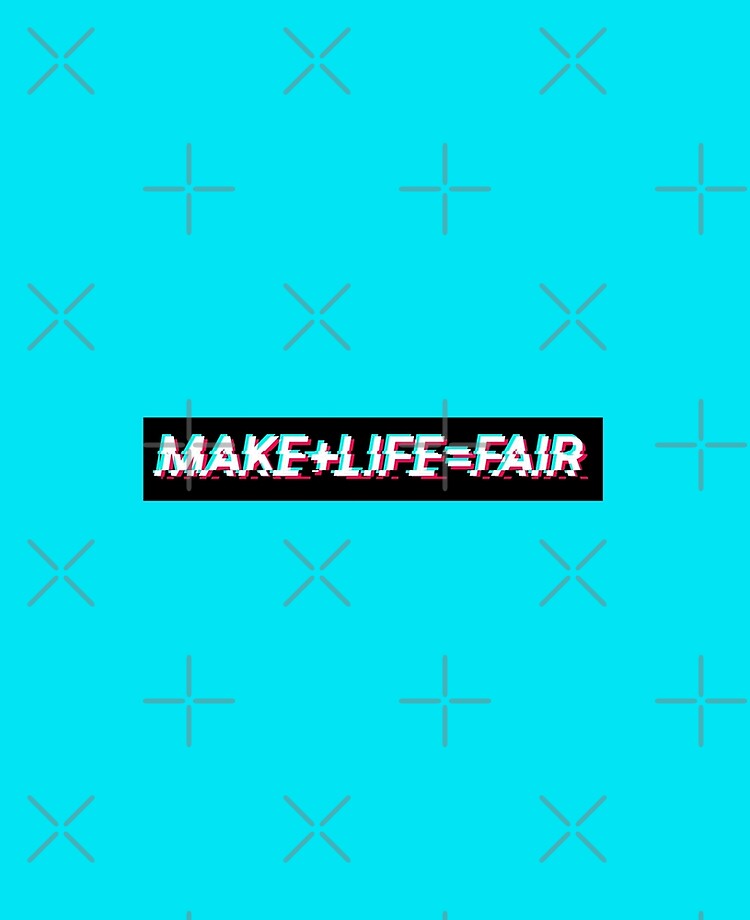 Thumbnail 2 of 2, iPad Case & Skin, MAKE+LIFE=FAIR "make your life fair" designed and sold by ELDrone.